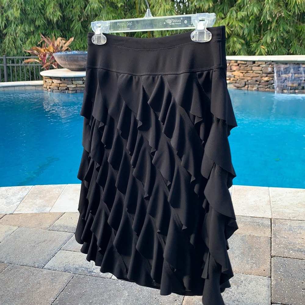 INC mini skirt with ruffles